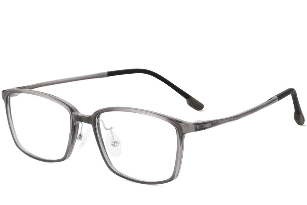 Rectangular Grey Ultem Glasses #BS1025-0437