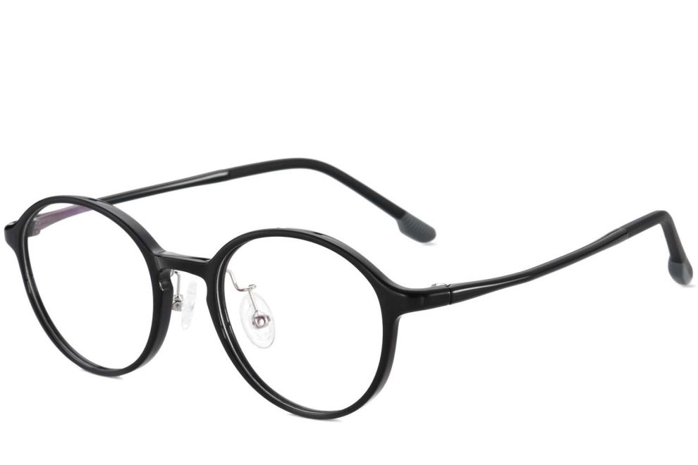 Gafas redondas negras Ultem #BS1025-0440