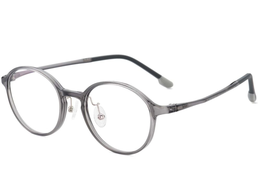 Round Grey Ultem Glasses #BS1025-0441