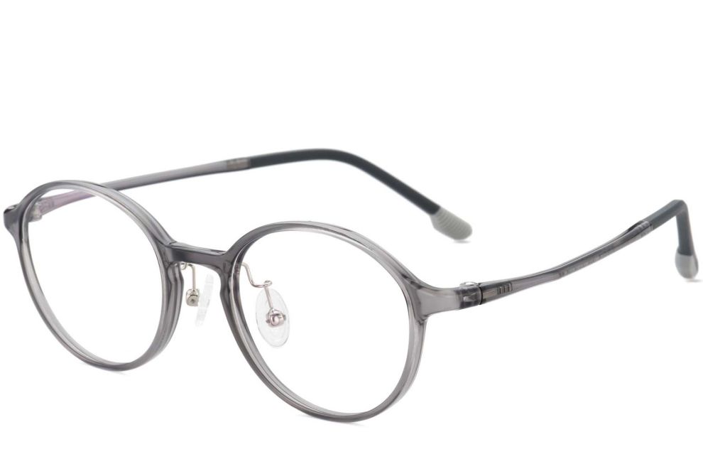 Runde graue Ultem-Brille #BS1025-0441