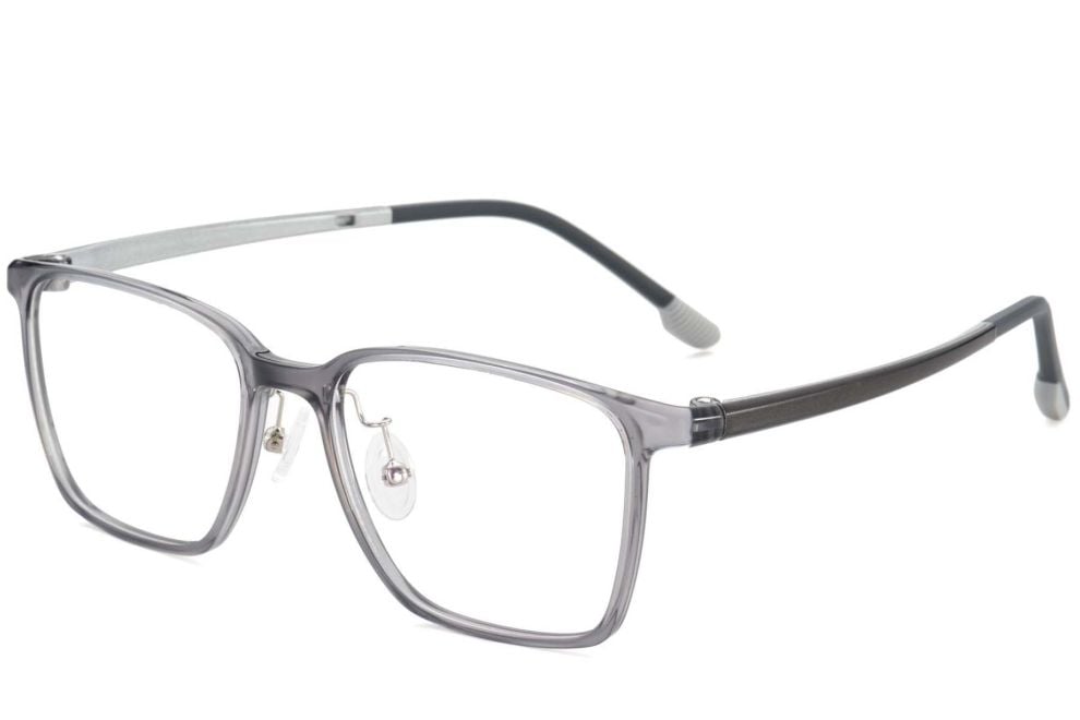 Rectangular Grey Ultem Glasses #BS1025-0468