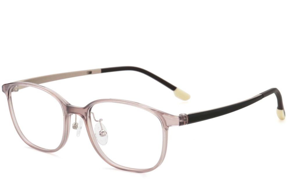 Oval Pink Ultem Glasses #BS1025-0475
