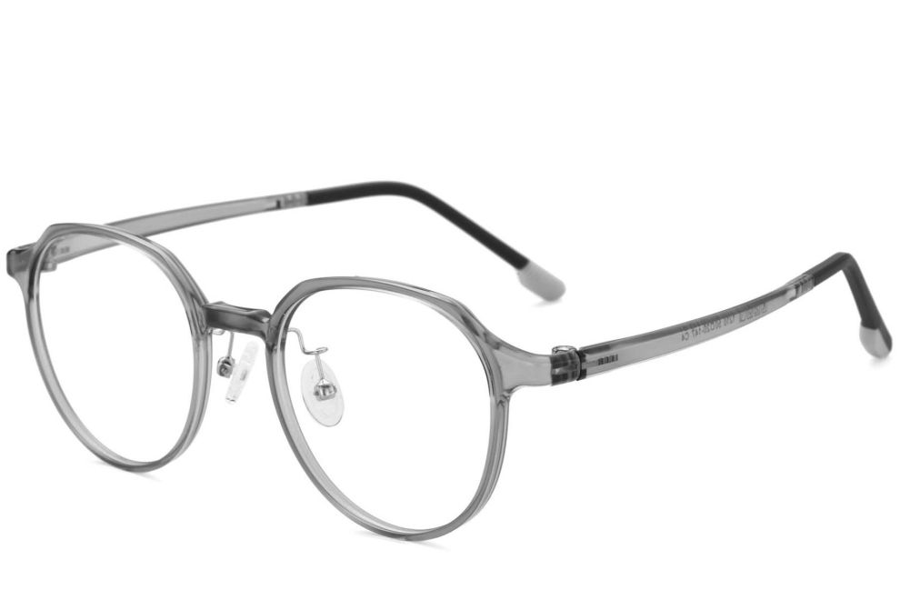 Round Grey Ultem Glasses #BS1025-0478
