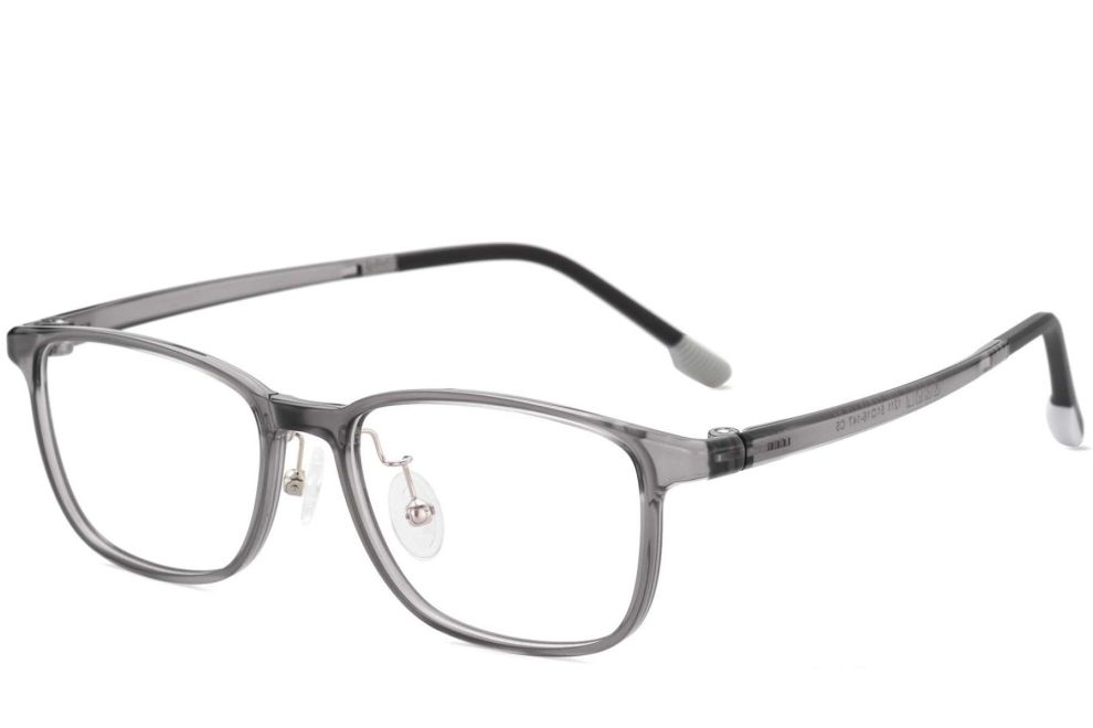 Rechteckige graue Ultem-Brille #BS1025-0483