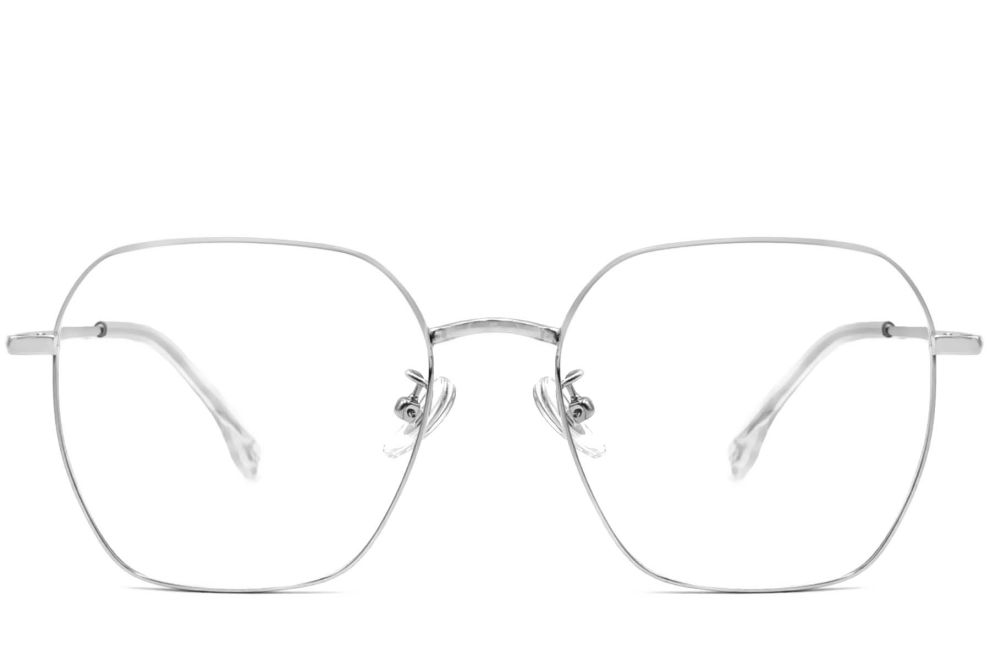 Geometric Silver Metal Glasses #BS1913-0002