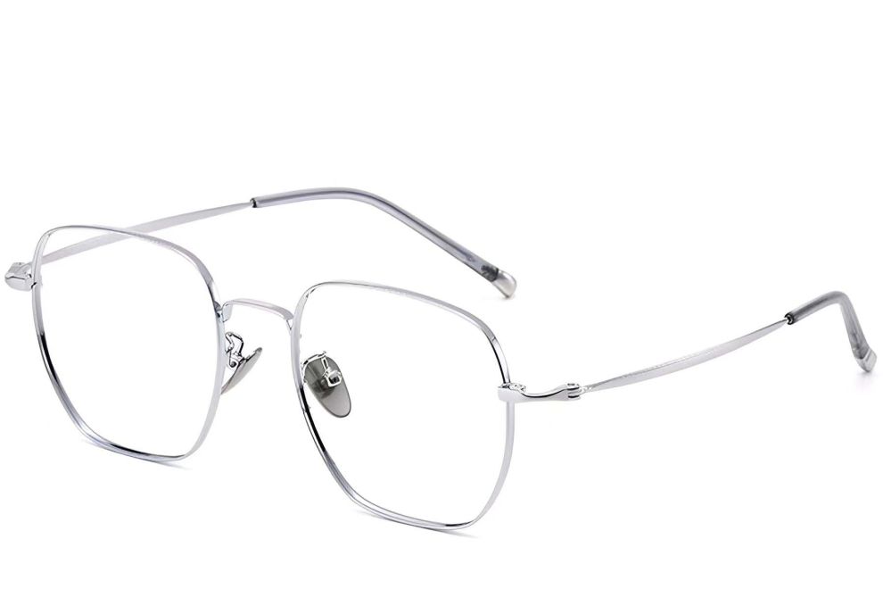 Geometric Silver Metal Glasses #BS1913-0021