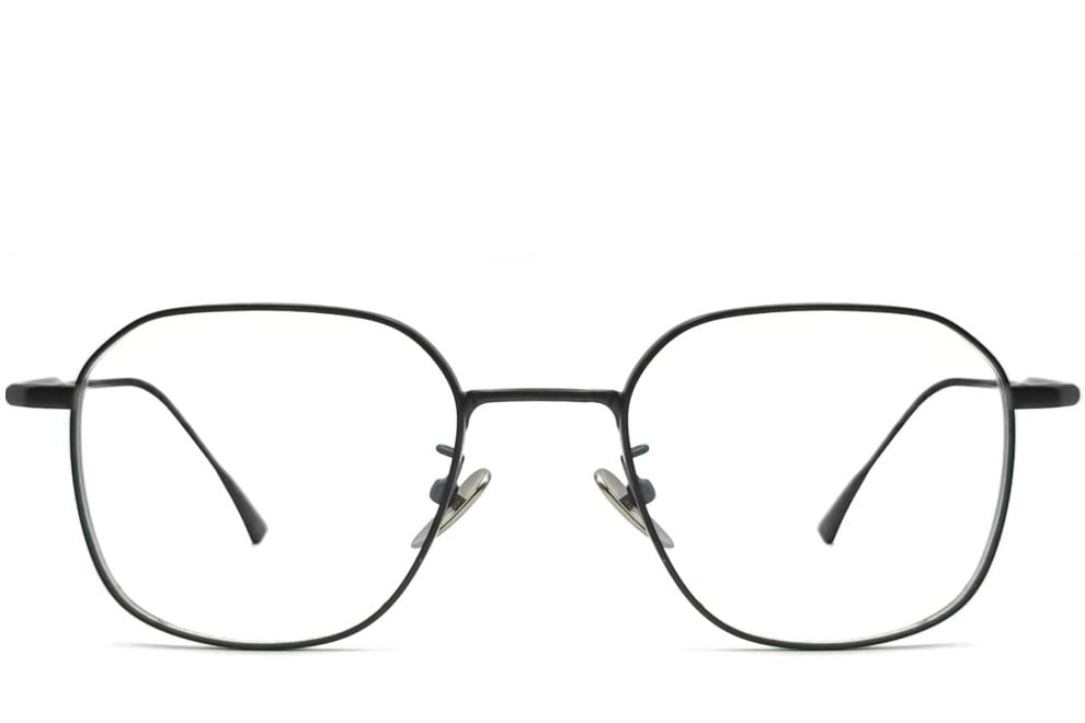 Geometric Black Metal Glasses #BS1913-0041