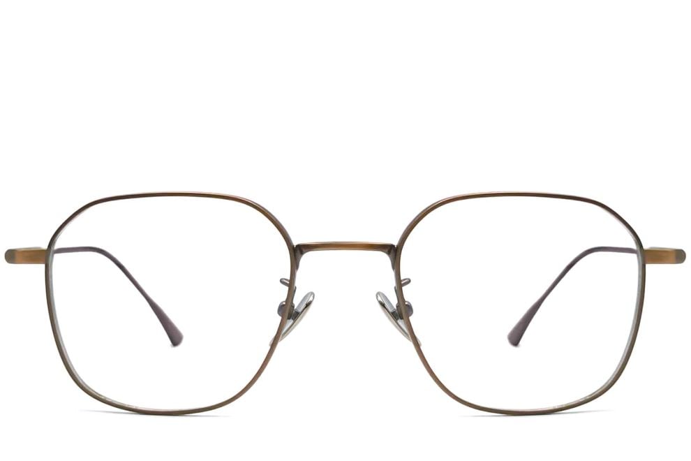 Geometric Brown Metal Glasses #BS1913-0045
