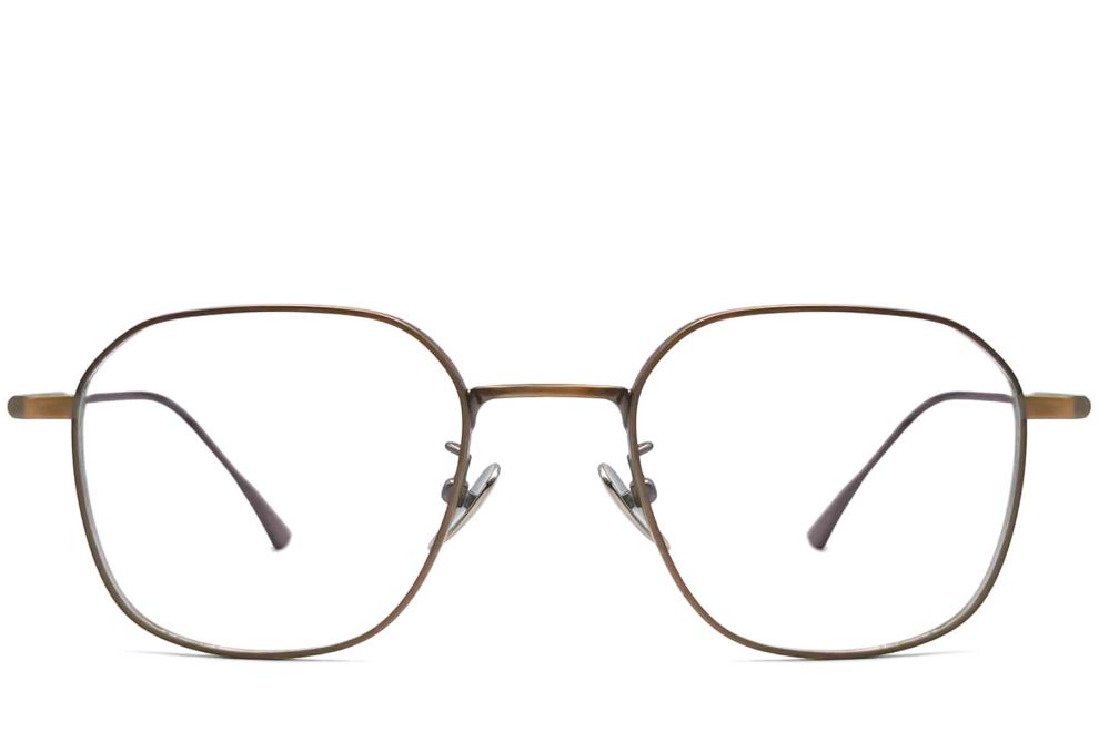 Geometric Brown Metal Glasses #BS1913-0045