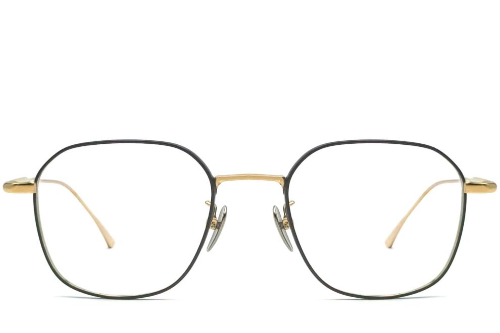 Geometric Black Metal Glasses #BS1913-0046