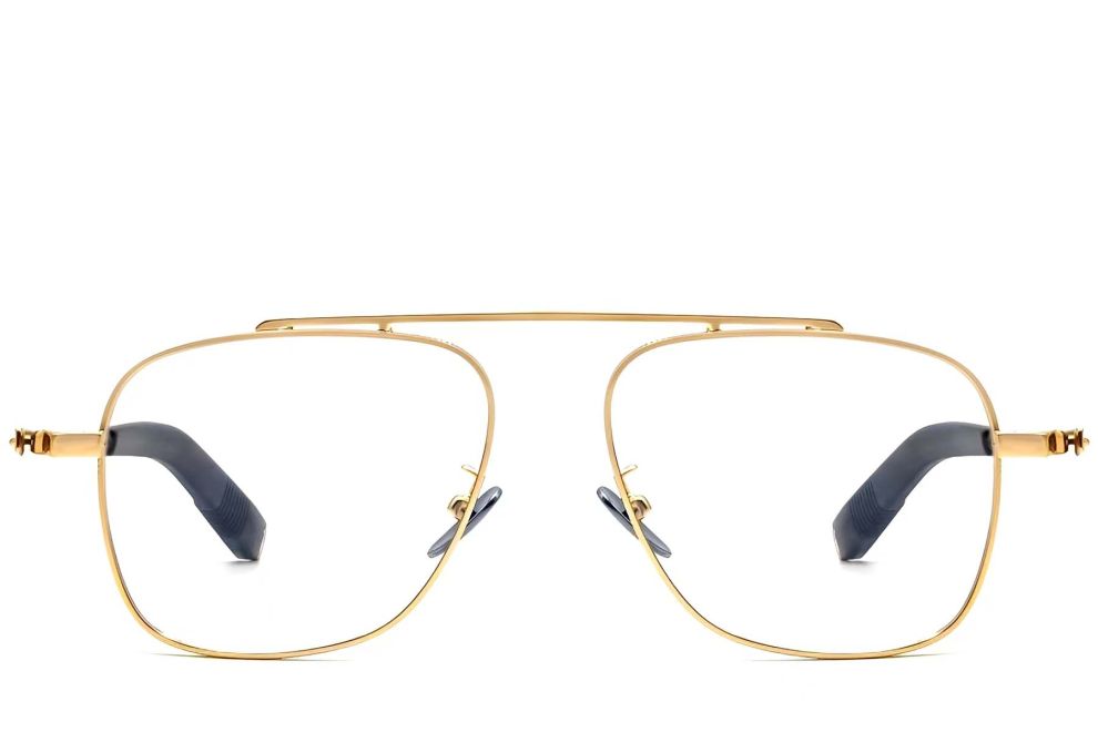 Lunettes aviateur en titane doré #BS1913-0167