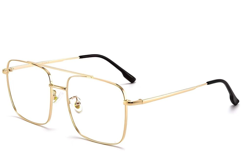 Lunettes aviateur en titane doré #BS1913-0205