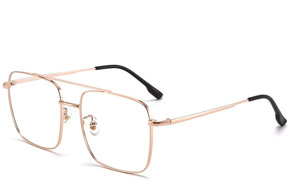 Lunettes aviateur en titane rose #BS1913-0210