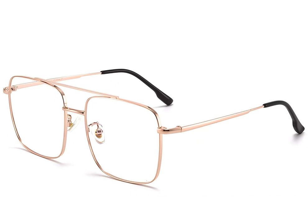 Lunettes aviateur en titane rose #BS1913-0210
