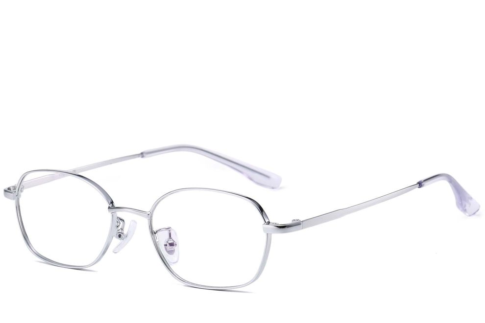 Geometrische Silber-Titanbrille #BS1913-0255