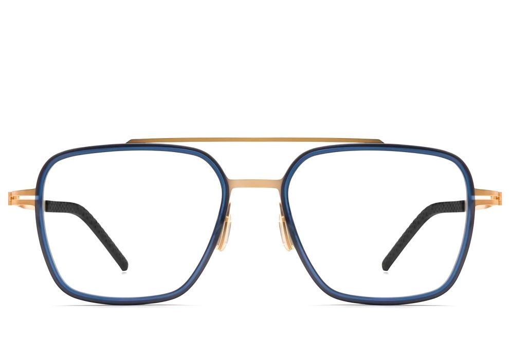 Pilotenbrille aus blauem Titan #BS1913-0260
