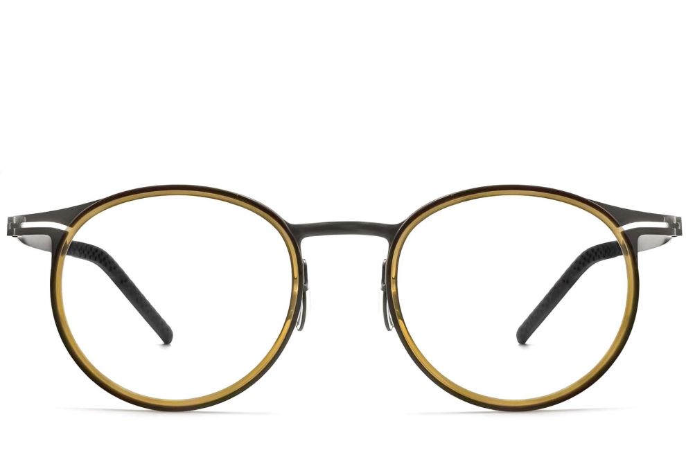 Ovale grüne Titanbrille #BS1913-0264
