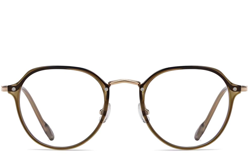 Gafas ovaladas TR90 marrones #BS1913-0271