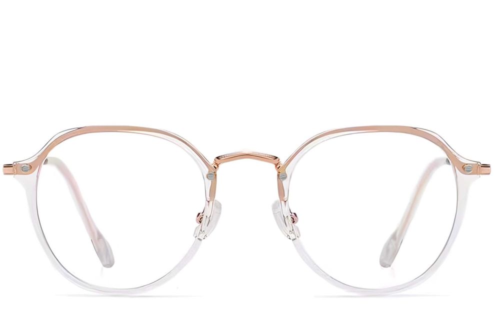 Gafas ovaladas TR90 rosas #BS1913-0272