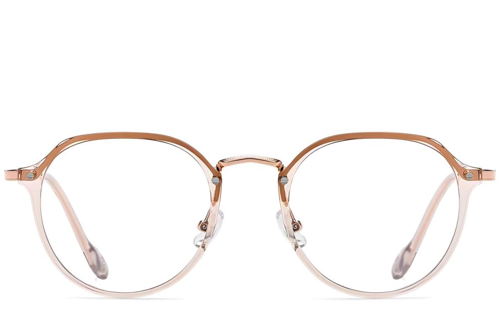 Ovale gelbe TR90-Brille #BS1913-0273