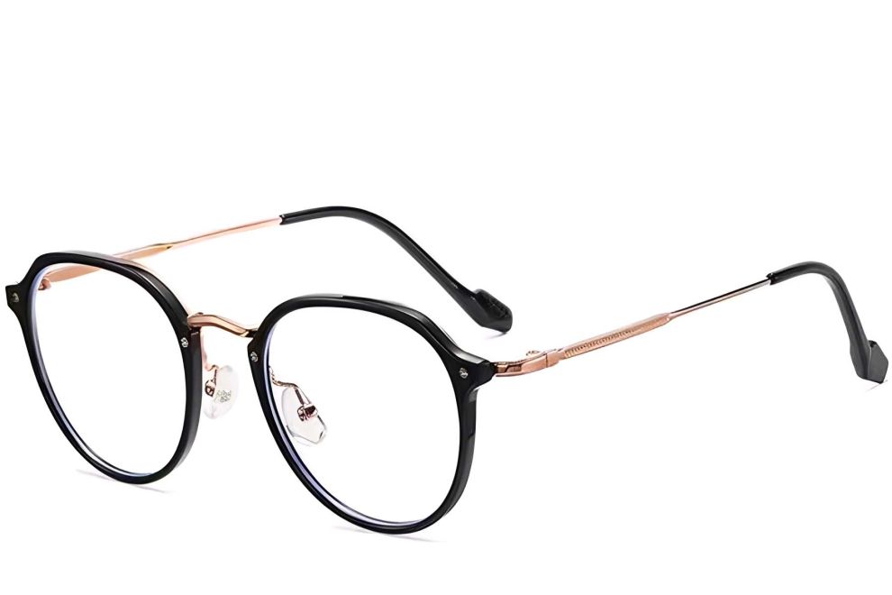 Ovale schwarze TR90-Brille #BS1913-0274