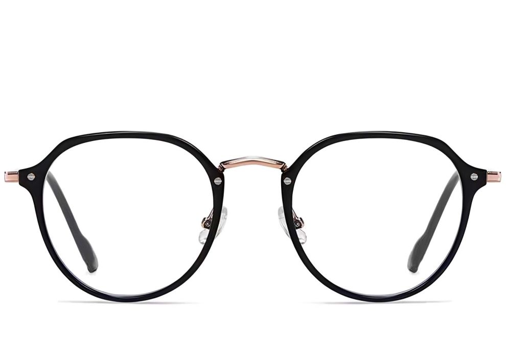 Gafas ovaladas negras TR90 #BS1913-0274