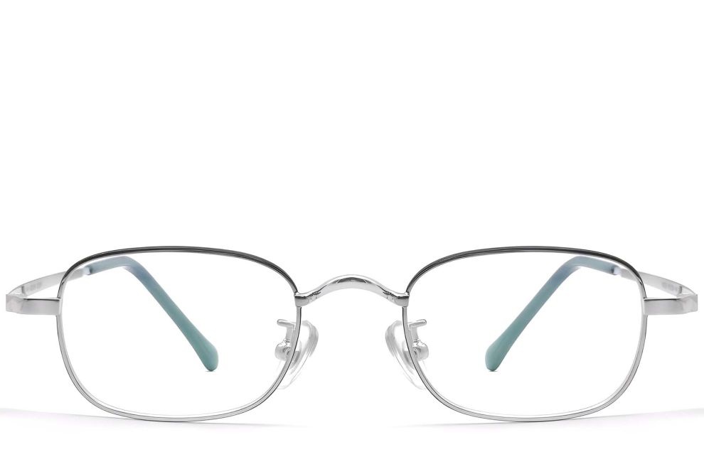 Gafas ovaladas de titanio negro #BS1913-0323