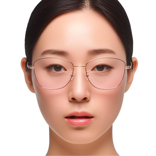 Butterfly Red Metal Glasses #BS1924-0010