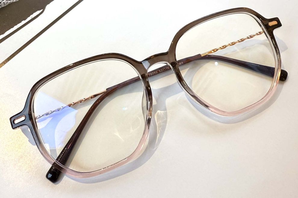 Gafas geométricas TR90 rosas #BS1924-0024