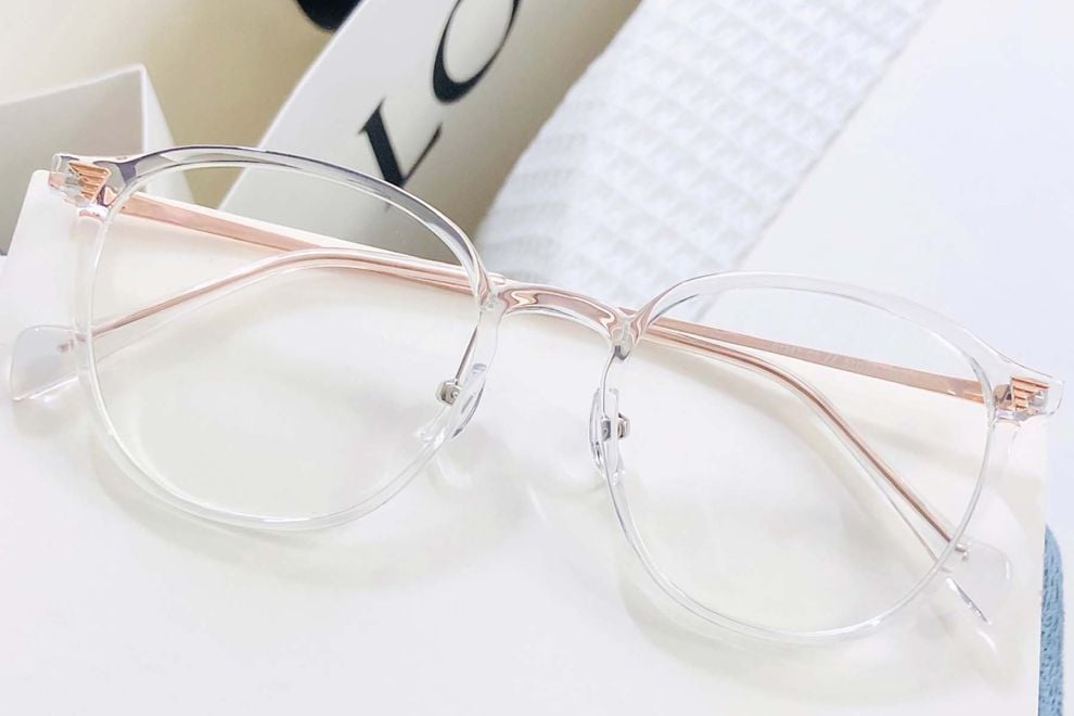 Oval Transparent TR90 Glasses #BS1924-0027