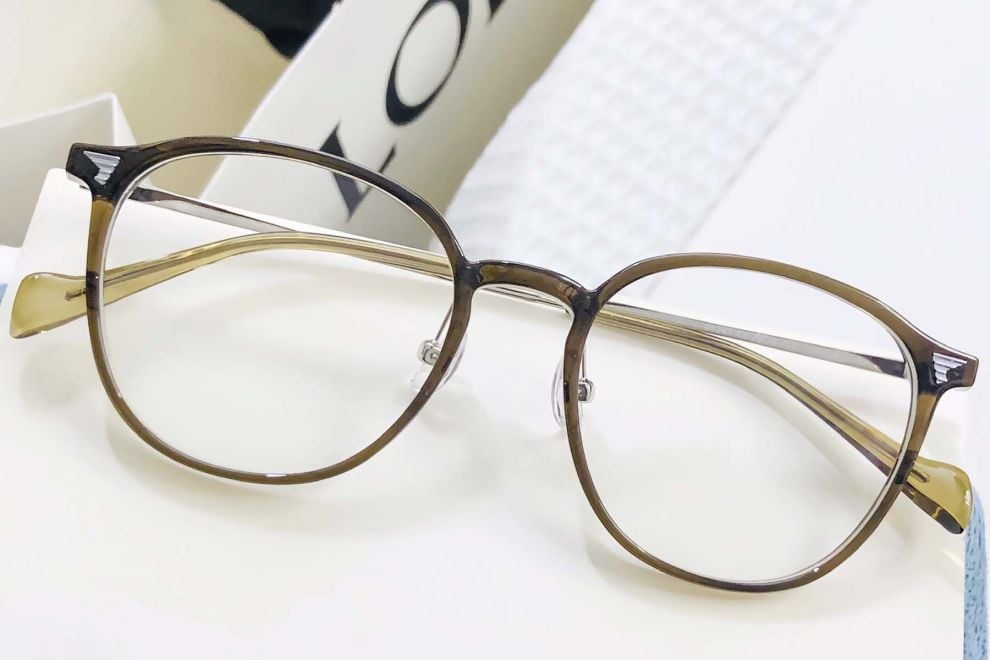 Oval Green TR90 Glasses #BS1924-0030