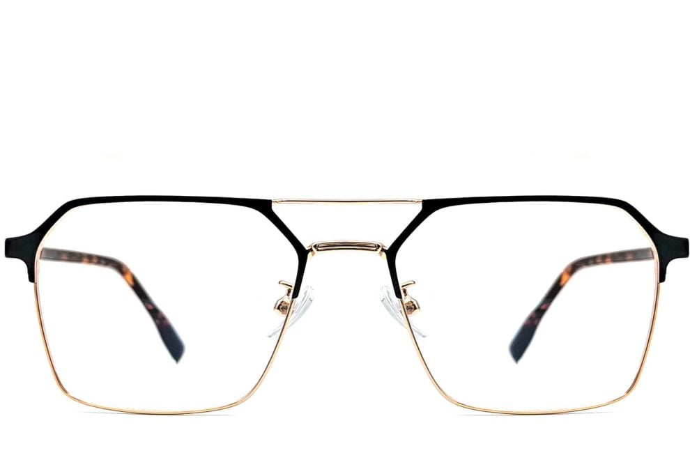 Aviator Silver Metal Glasses #BS1924-0049