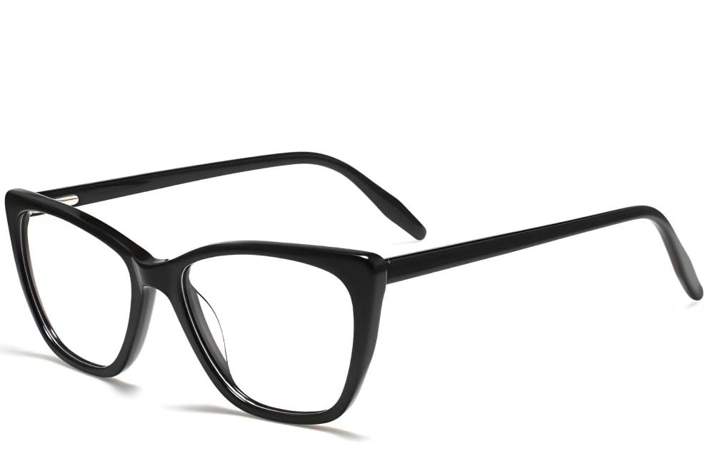 Butterfly Black Acetate Glasses #BS2012-0004
