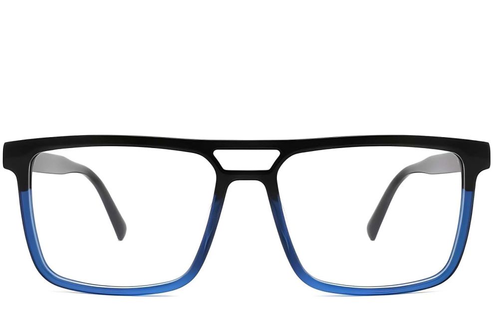 Aviator Blue Acetate Glasses #BS2012-0068