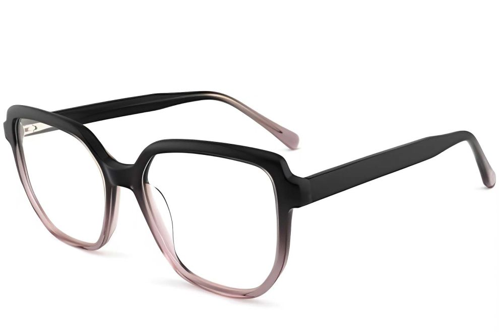 Irregular Grey Acetate Glasses #BS2012-0107