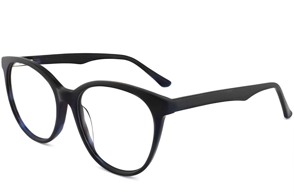 Ovale Schildpatt-Acetatbrille #BS2012-0135