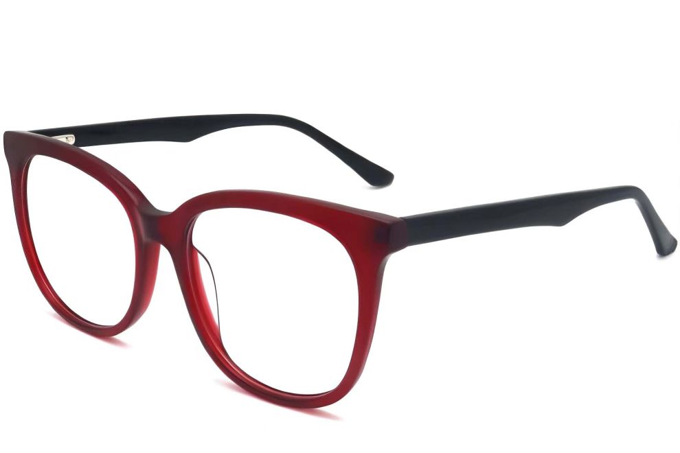 Butterfly Red Acetate Glasses #BS2012-0144