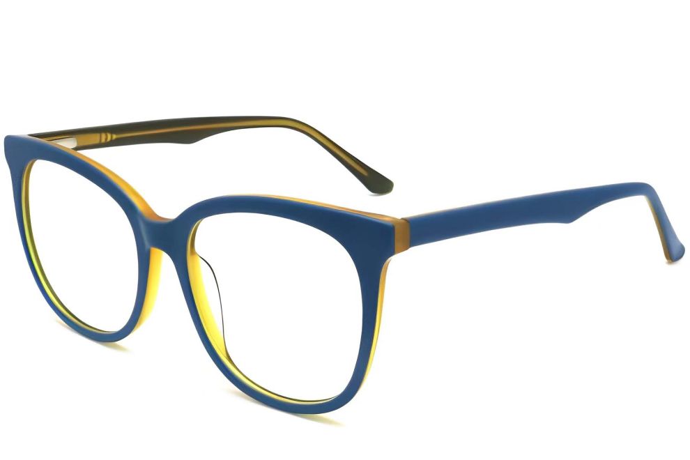 Schmetterlingsgrüne Acetatbrille #BS2012-0145