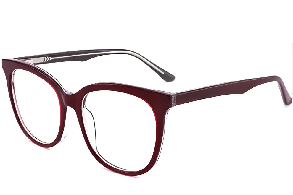 Butterfly Red Acetate Glasses #BS2012-0146