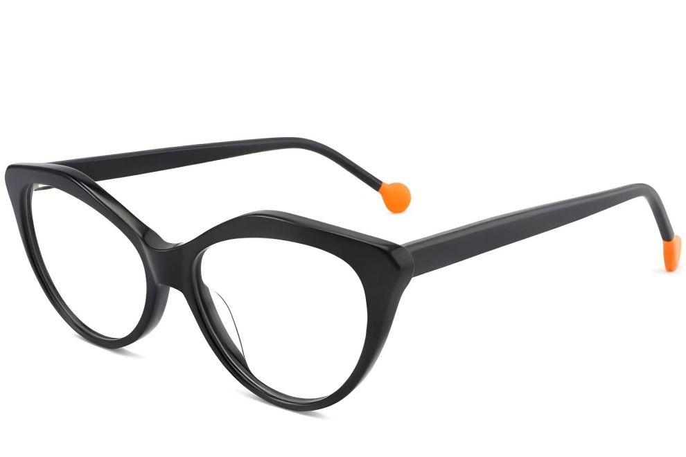 Butterfly Black Acetate Glasses #BS2012-0164
