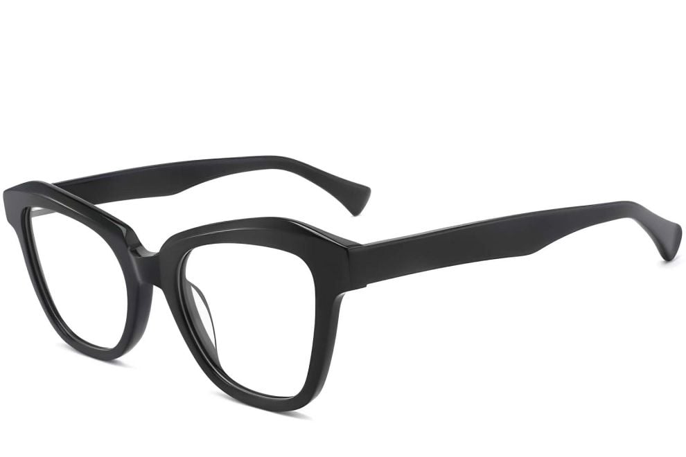 Butterfly Black Acetate Glasses #BS2012-0196