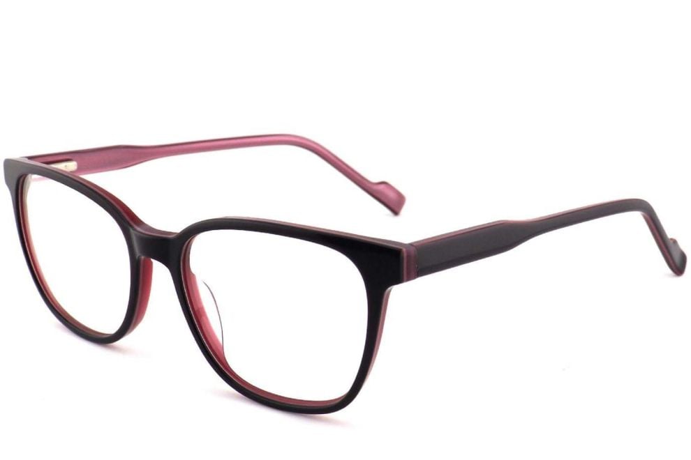 Oval Purple Acetate Glasses #BS2012-0208