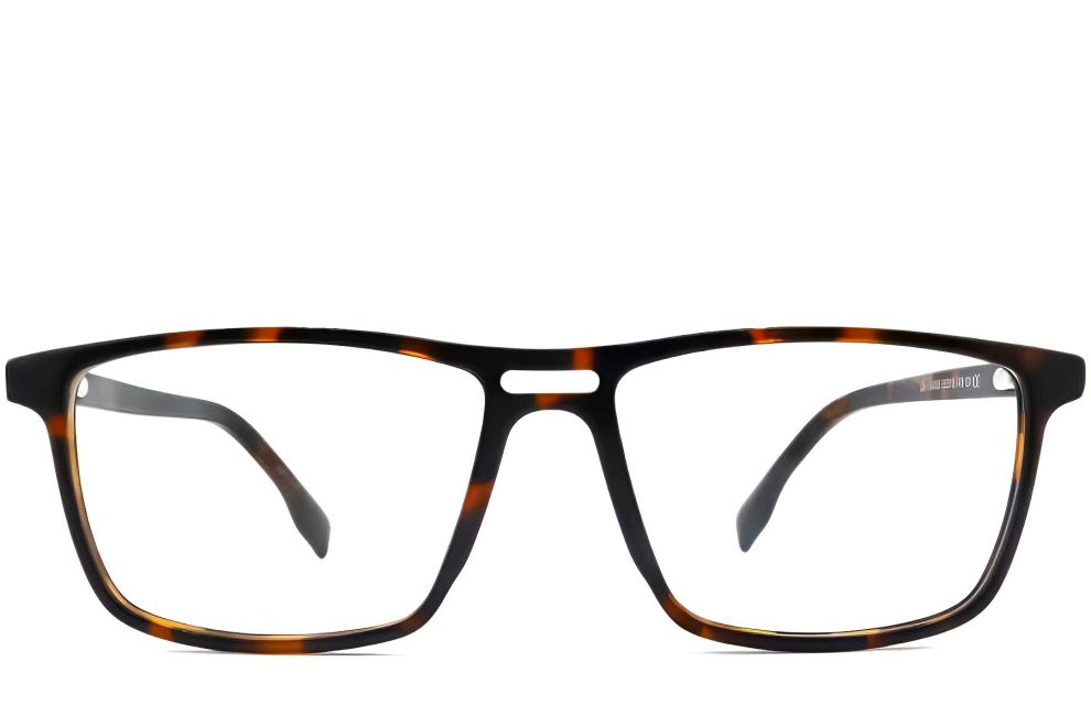 Gafas rectangulares de acetato de carey #BS2012-0226