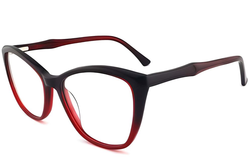 Butterfly Red Acetate Glasses #BS2012-0261