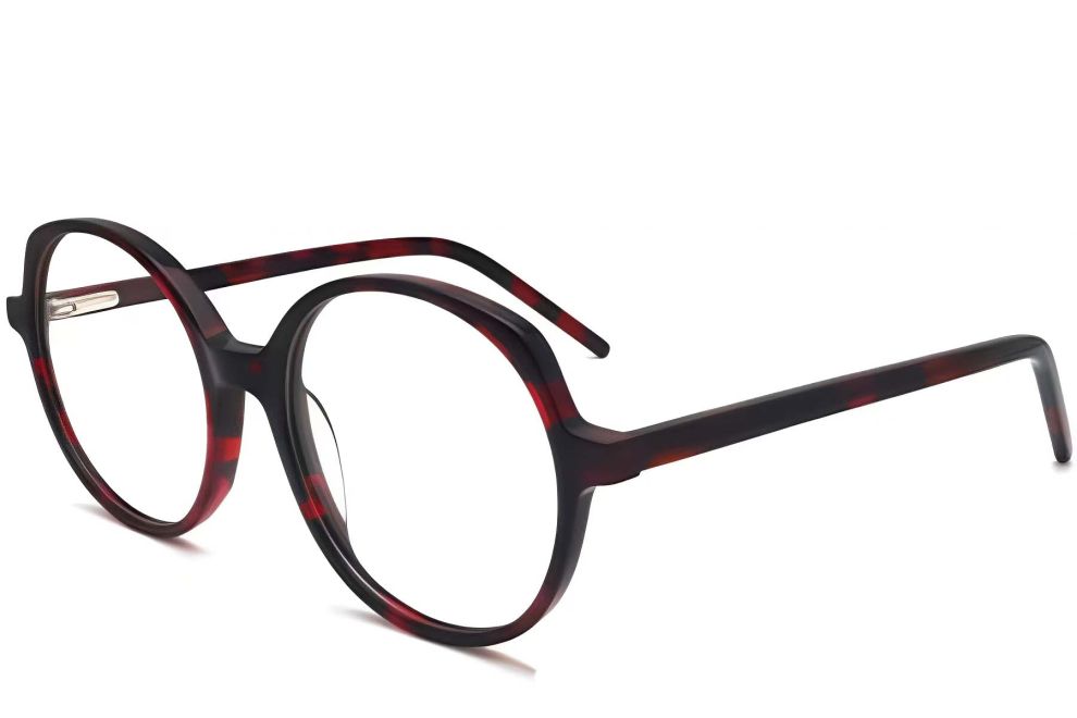 Lunettes ovales en acétate écaille de tortue #BS2012-0283