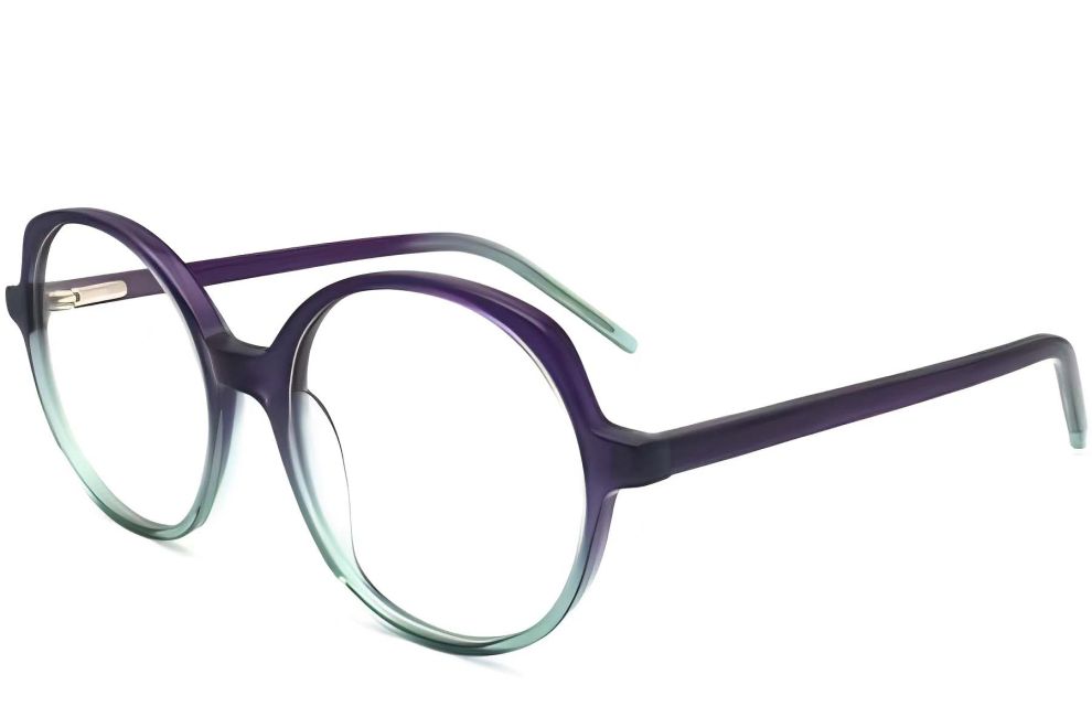 Oval Green Acetate Glasses #BS2012-0285