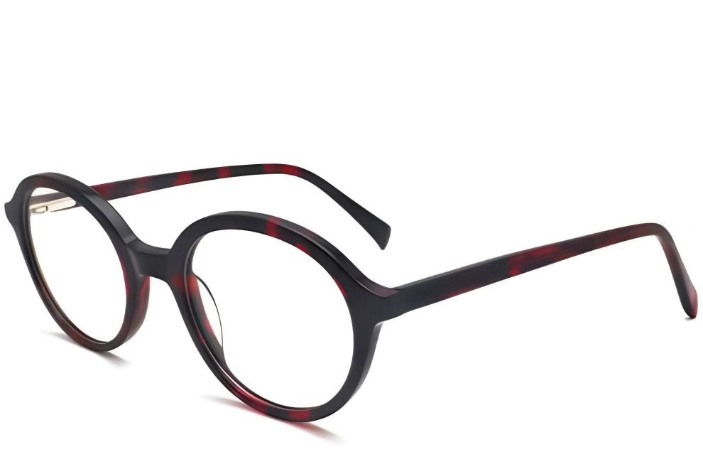 Lunettes ovales en acétate écaille de tortue #BS2012-0339