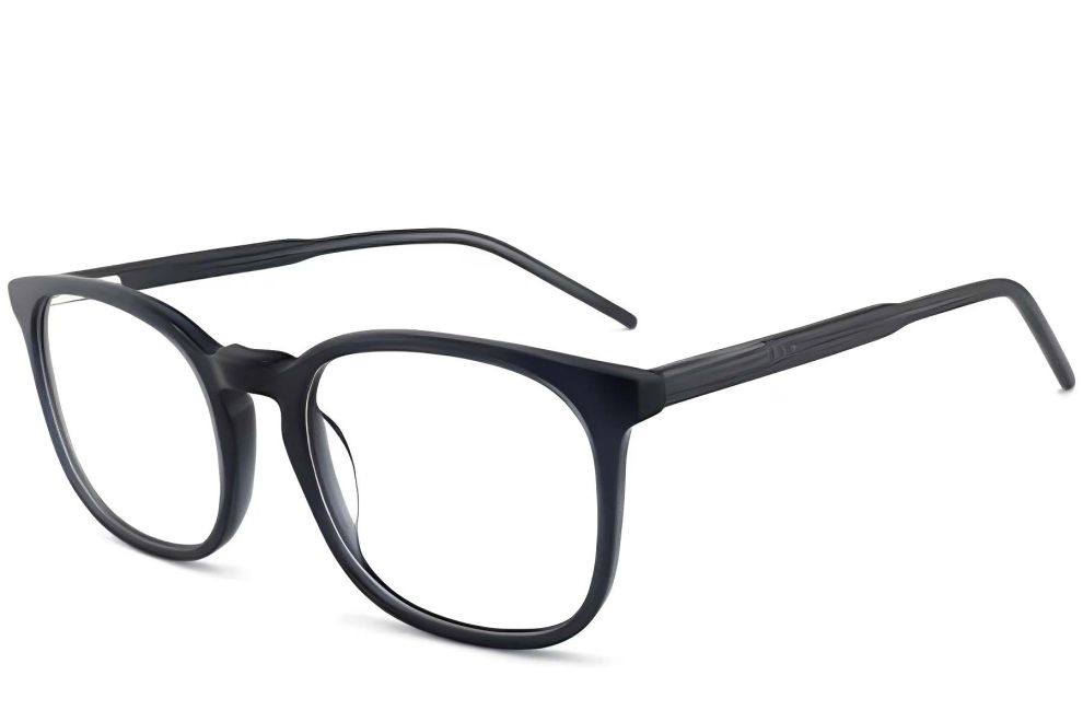 Ovale graue Acetatbrille #BS2012-0373