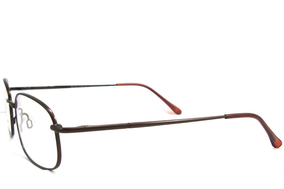 Verres rectangulaires en métal marron #BS2012-0422