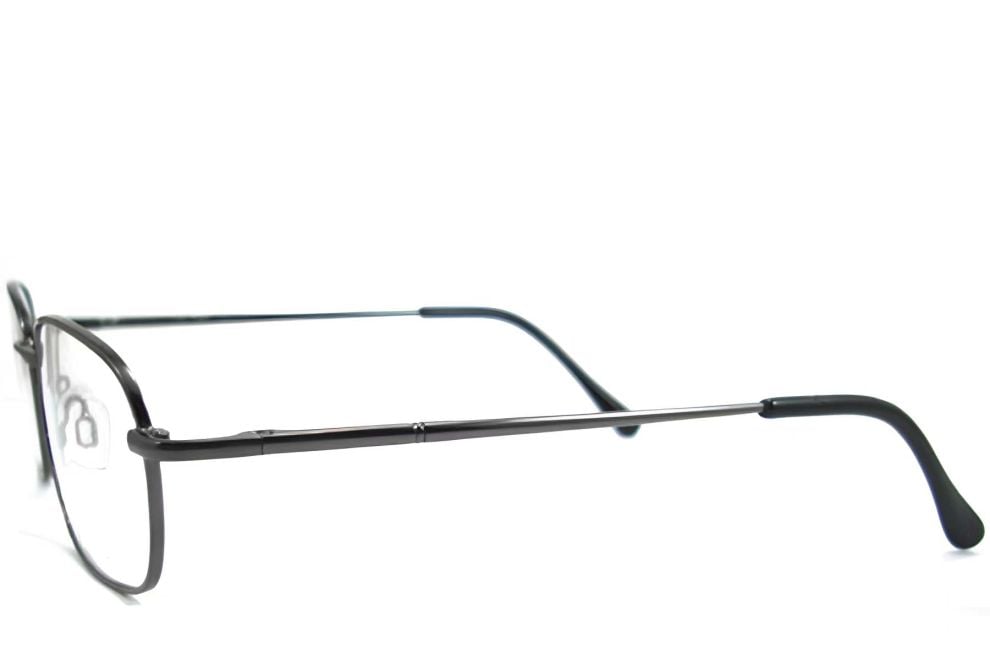 Rechteckige graue Metallbrille #BS2012-0423